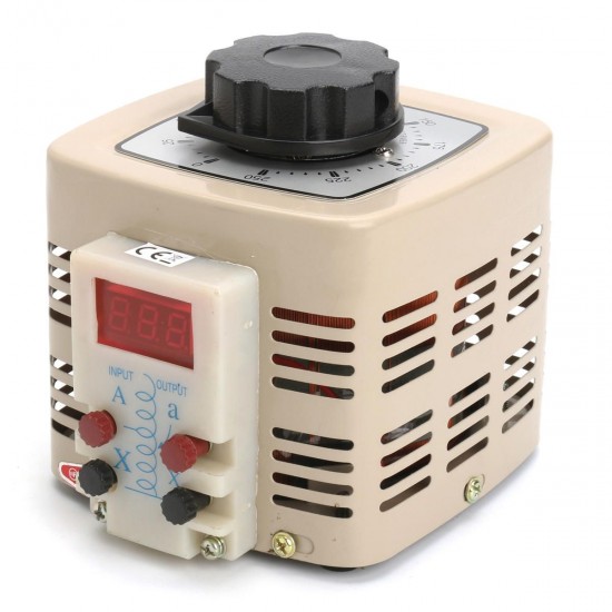 0-250V 2A 500W AC Variable Digital Voltage Regulator Transformer Power Supplies Voltage Transformer