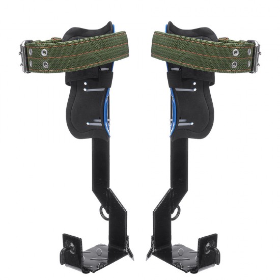 Tree Climbing Spike Set Safety Belt W/Gear Adjustable Lanyard Stainless ...