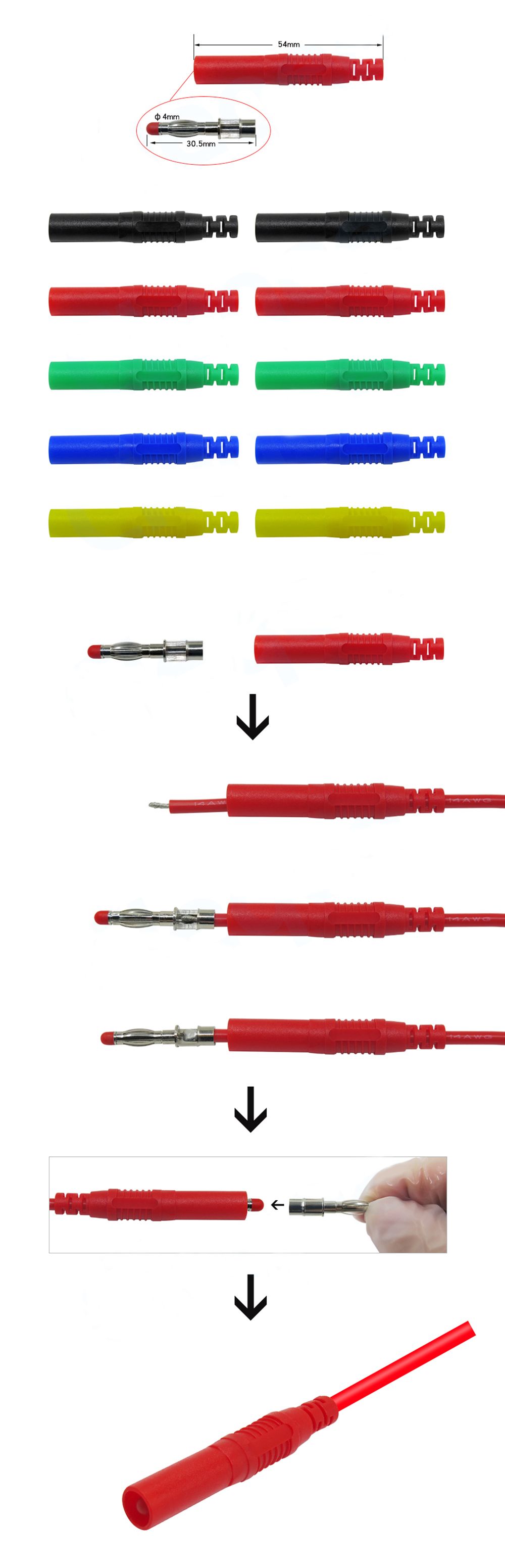 10Pcs-P3013-4mm-Safety-Shrouded-Banana-Plug-Solder-In-line-DIY-Assembly-Test-Leads-Connectors-1423528