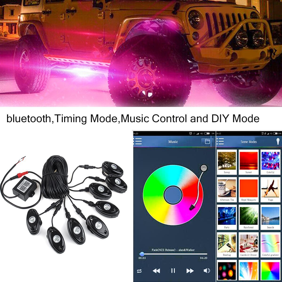 4Pcs8Pcs-RGB-LED-Rock-Lights-Atmosphere-Lamp-Wireless-bluetooth-Music-For-Jeep-SUV-Offroad-1632644