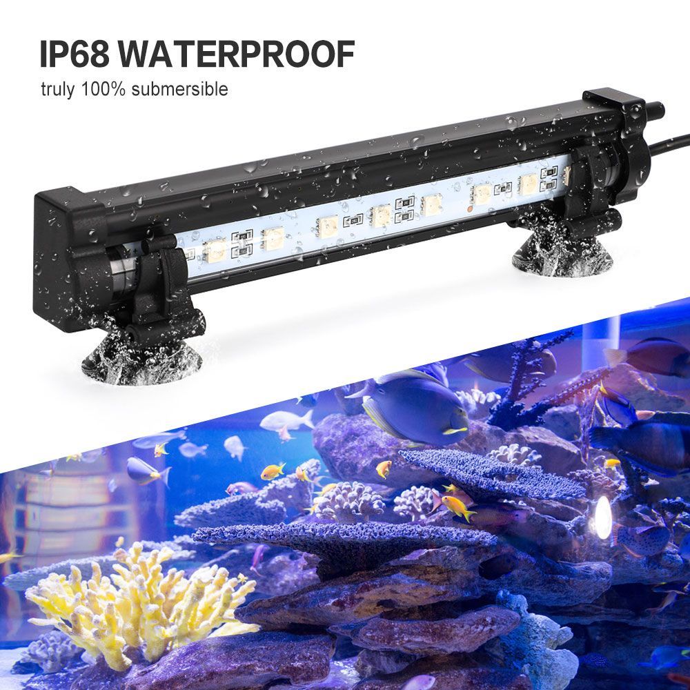 DOCEAN-LED-RGB-Aquarium-Light-38cm-16-Color-RF-Remote-Control-Waterproof-Fish-Tank-Underwater-Lamp-1537153