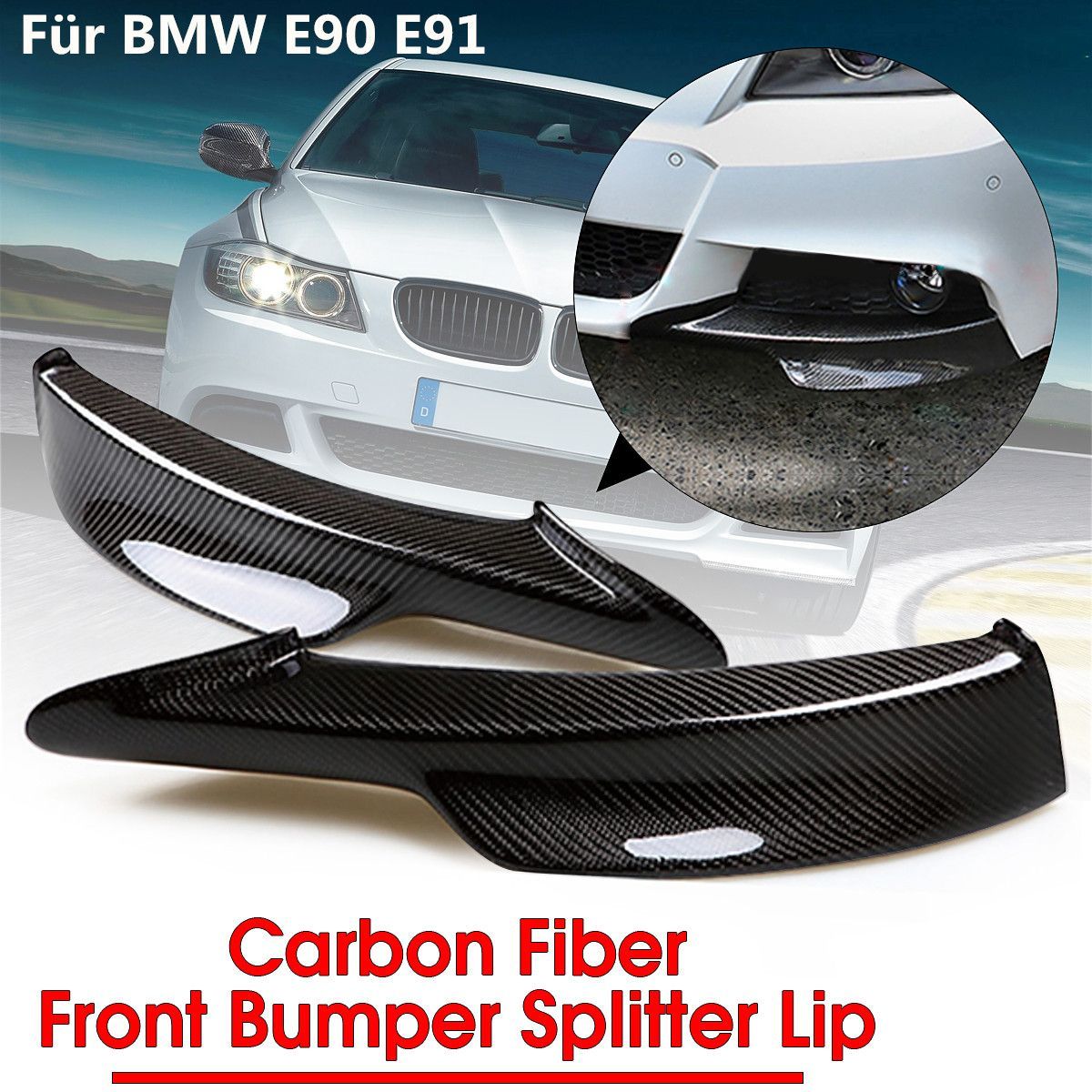 2PCS-Carbon-Fiber-Board-Front-Bumper-Splitter-Lip-for-BMW-E90-335i-328i-LCI-M-Tech-Bumper-1541910