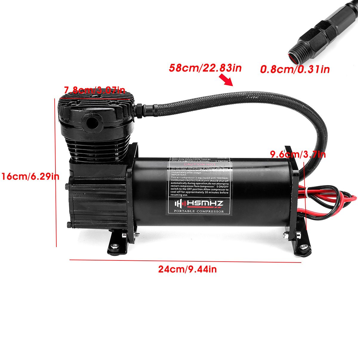 10-GAL-12V-200-PSI-444C-Max-Horn-Air-Compressor-With-Relays-Switch-For-Truck-Boat-1590509
