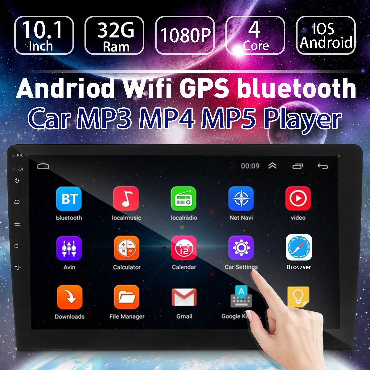 101-Inch-2-DIN-for-Android-80-Car-Stereo-Radio-Quad-Core-132G-IPS-Touch-Screen-WiFi-GPS-bluetooth-AM-1410691