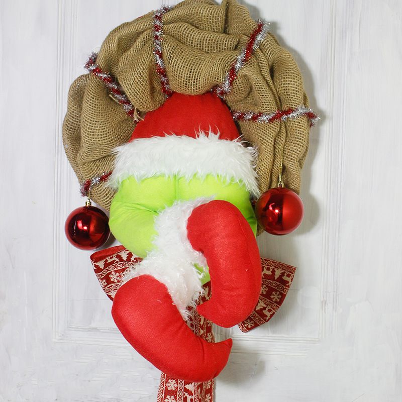 Christmas-Thief-Stole-Christmas-Burlap-Wreath-Christmas-Decorations-Santa-Claus-1834302