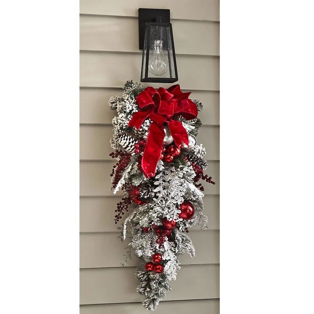 Christmas-Wreath-Set-Xmas-Decorations-Outdoor-Signs-Home-Garden-Office-Porch-Front-Door-Hanging-Garl-1912238