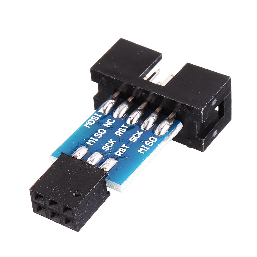 10pcs-10-Pin-to-6-Pin-Adapter-Board-Converter-Module-For-AVRISP-MKII-USBASP-STK500-Geekcreit-for-Ard-1635204