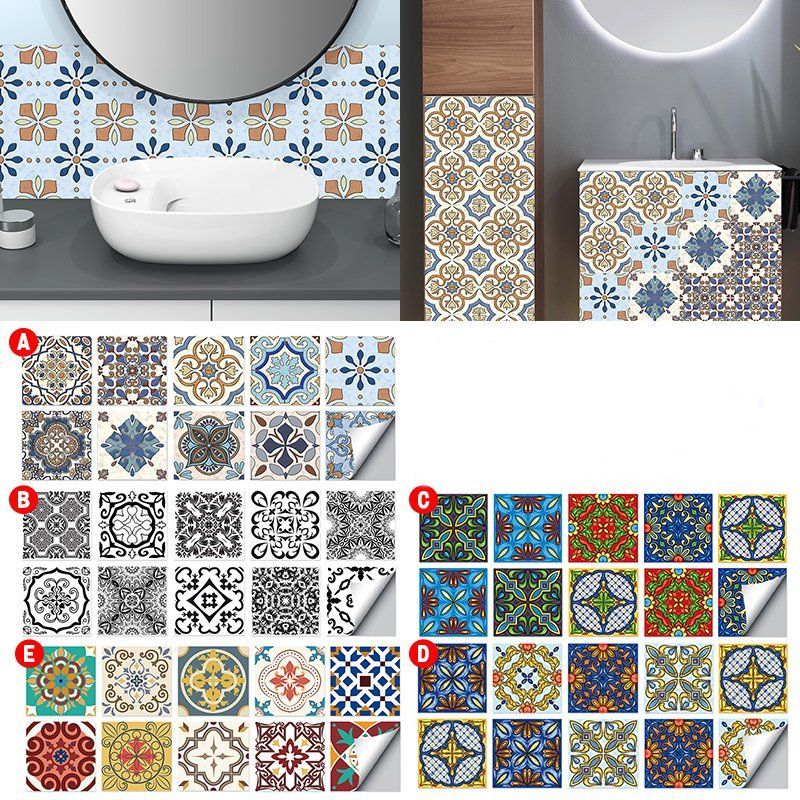 10-PCS-10x1015x1520x20cm-Wall-Tiles-Stickers-Kitchen-Bathroom-Toilet--Waterproof--PVC-1717154