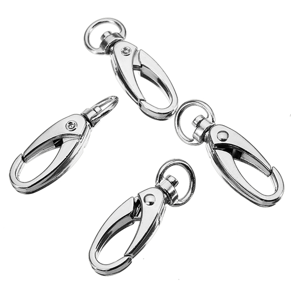 10Pcs-375mm-Silver-Zinc-Alloy-Oval-Swivel-Spring-Snap-Hook-Trigger-Clip-with-85mm-Round-Ring-1152651