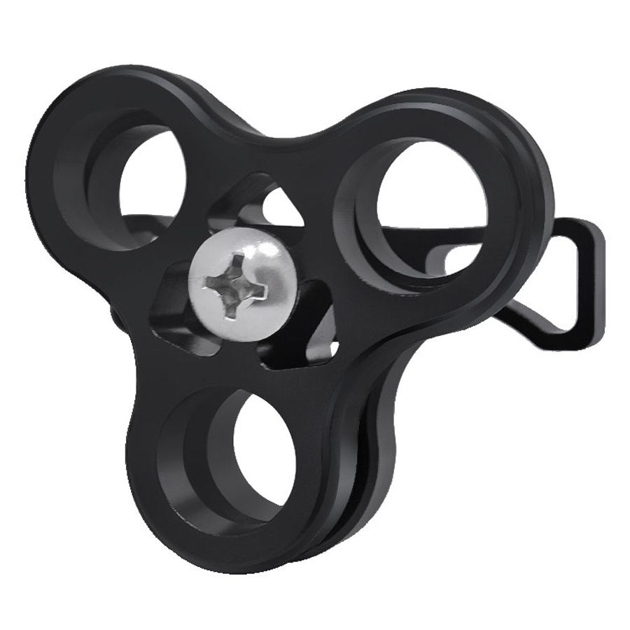 3-Hole-Underwater-Butterfly-Clip-Bracket-Holder-for-Diving-Light-Arms-Camera-Arm-Diving-Flashlight-1404377