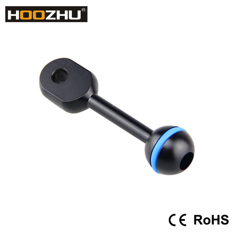 HOOZHU-C03-Phi254-3quot-Single-Ball-Head-Connecting-Bracket-Support-for-Diving-Light-Diving-Flashlig-1313953