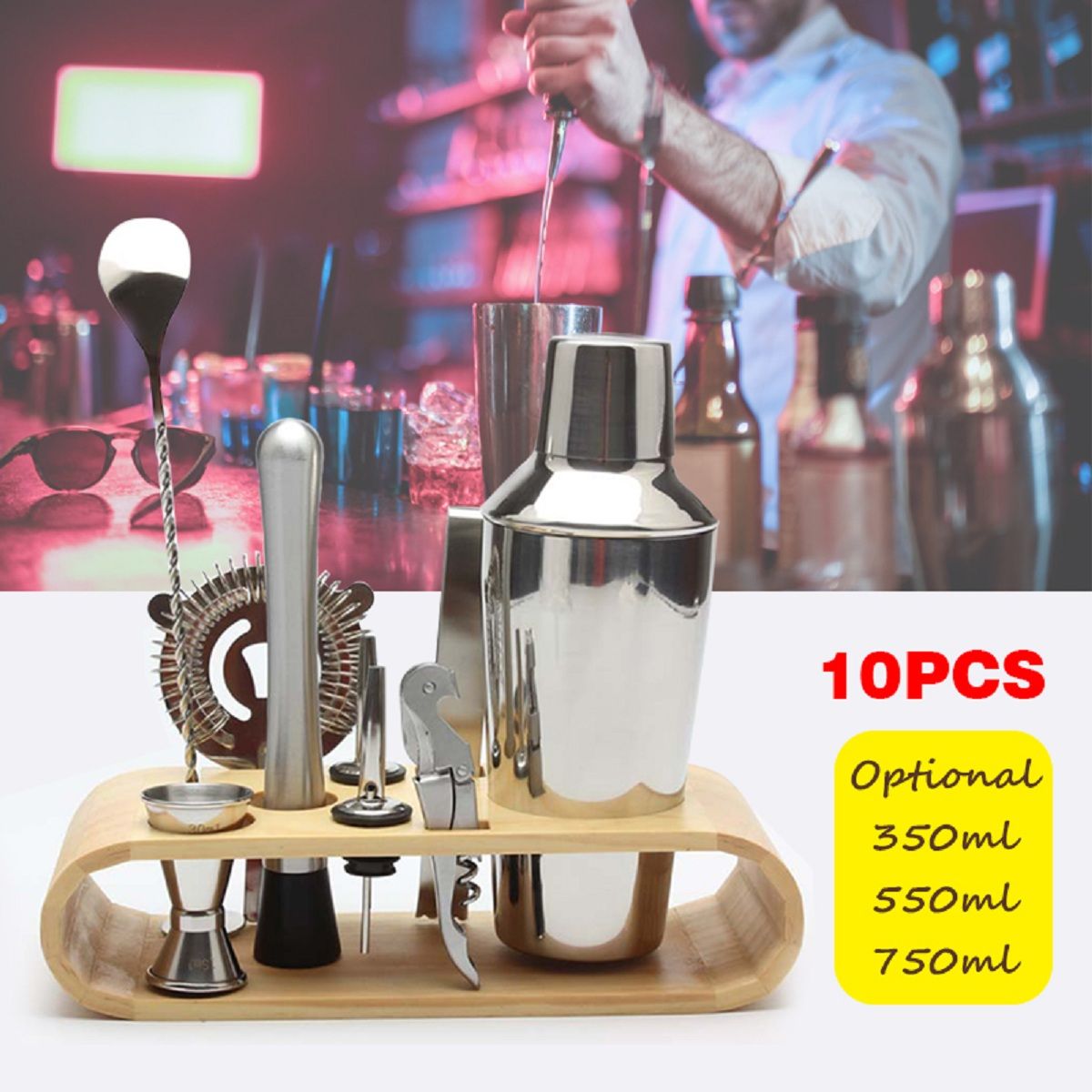 12pcsset-Stainless-Steel-Liquor--Cocktail-Shaker-Bar--Mixer-1569915