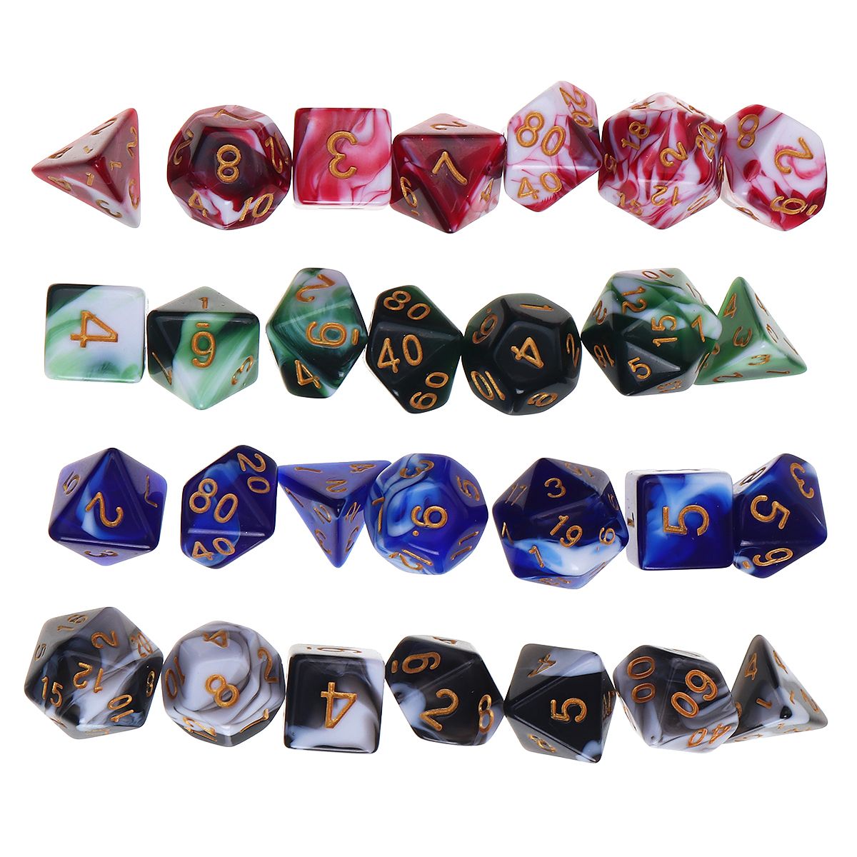 28Pcs-Multisided-Dice-Polyhedral-Dices-Set-Board-RPG-Dice-Set-4-Colors-With-4-Bags-1625887