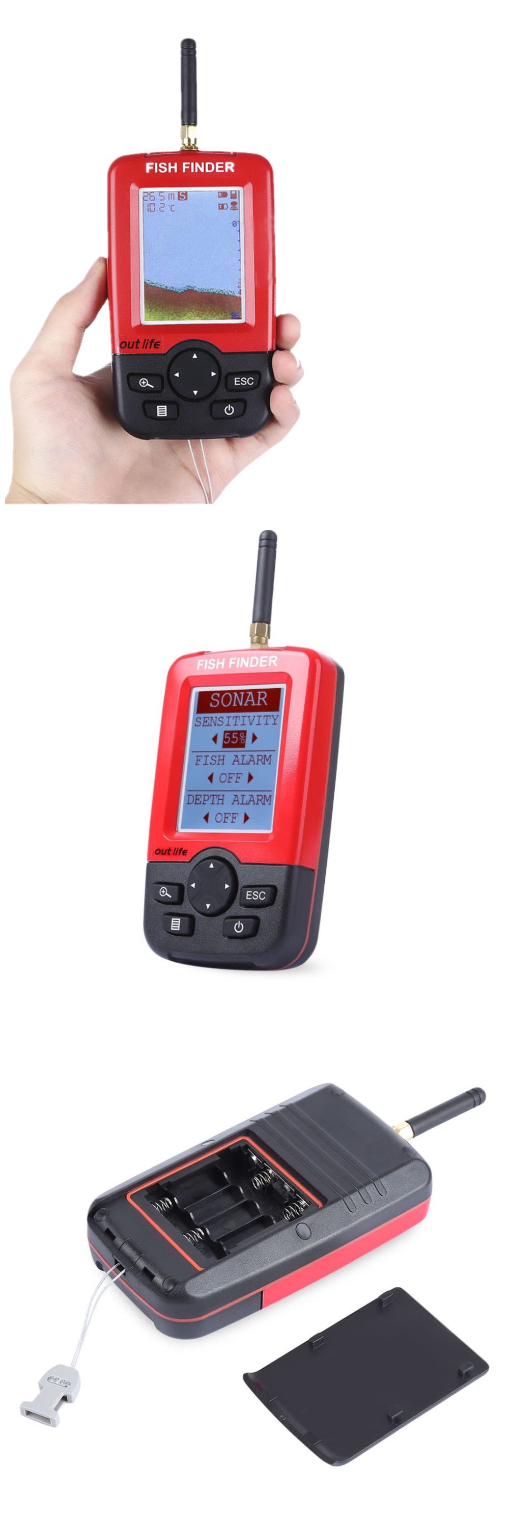 125KHz-Portable-Fish-Finder-Sonar-Sounder-Alarm-Transducer-LCD-Display-Screen-Fish-Finder-100M-Fishi-1407747