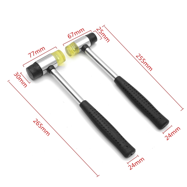 2530mm-Rubber-Mallet-Hammer-Double-Face-Soft-Tap-Nylon-Head-Mallet-Tool-1119123