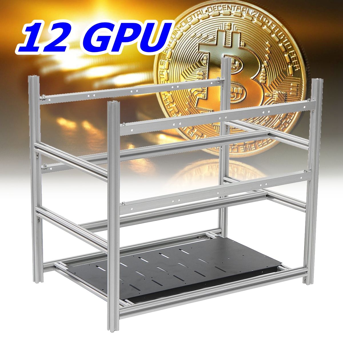 12-GPU-Steel-Coin-Miner-Mining-Frame-Steel-Case-LED-Light-With-16-Fans-For-ETH-ZECBTB-1264444