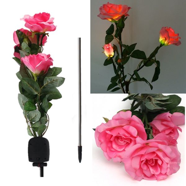 1-x-Solar-Power-3-LED-Rose-Flower-Light-Outdoor-Garden-Yard-Lawn-Decor-970781