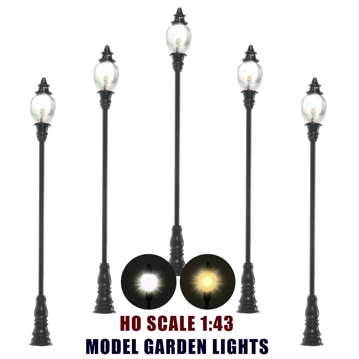 10Pcs-Scale-143-Model-Garden-Light-WarmWhite-Street-Antique-Light-Train-Lamp-1670453
