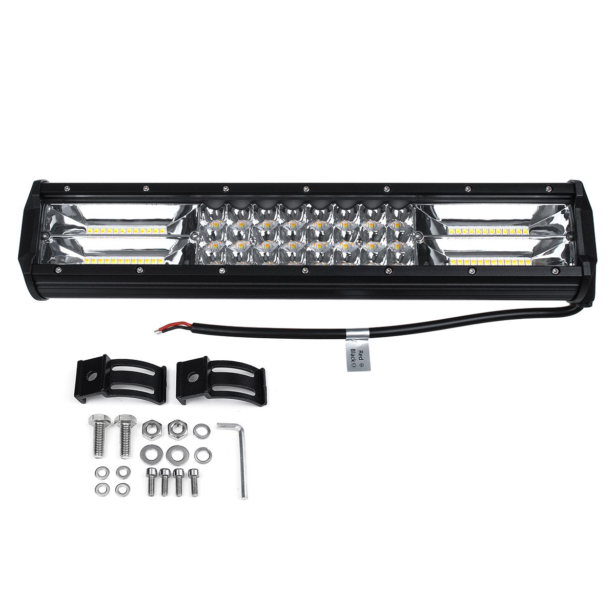 145Inch-216W-LED-Work-Light-Bar-Strobe-Flash-Lamp-Waterproof-Dual-Color-WhiteAmber-10-30V-for-Offroa-1609260
