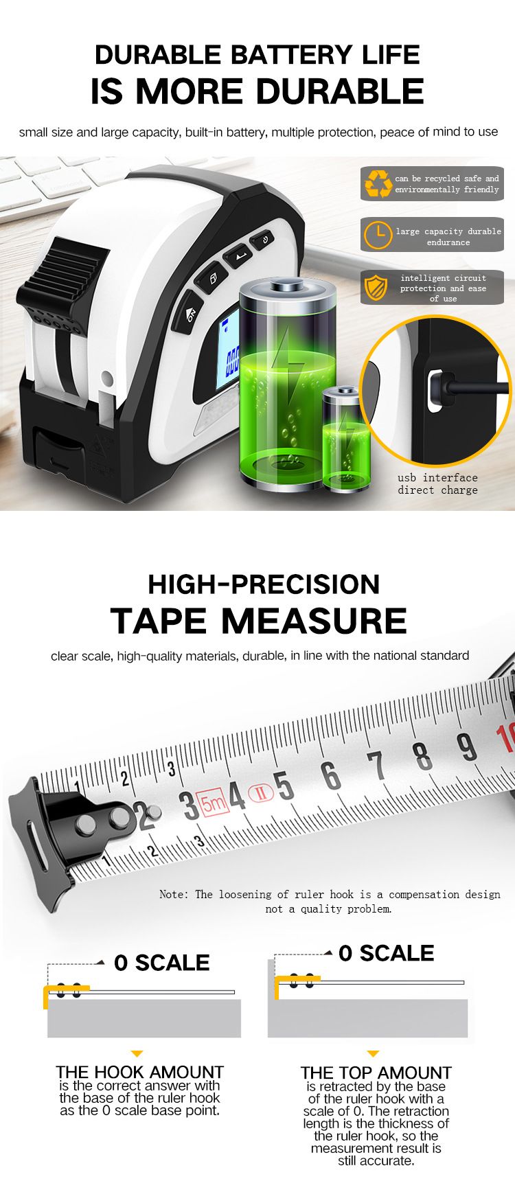 2-in-1-Laser-Distance-Measuring-Tape-40M-Laser-Rangefinder--5M-Tape-Measure-Area-Volume-Pythagorean--1559086