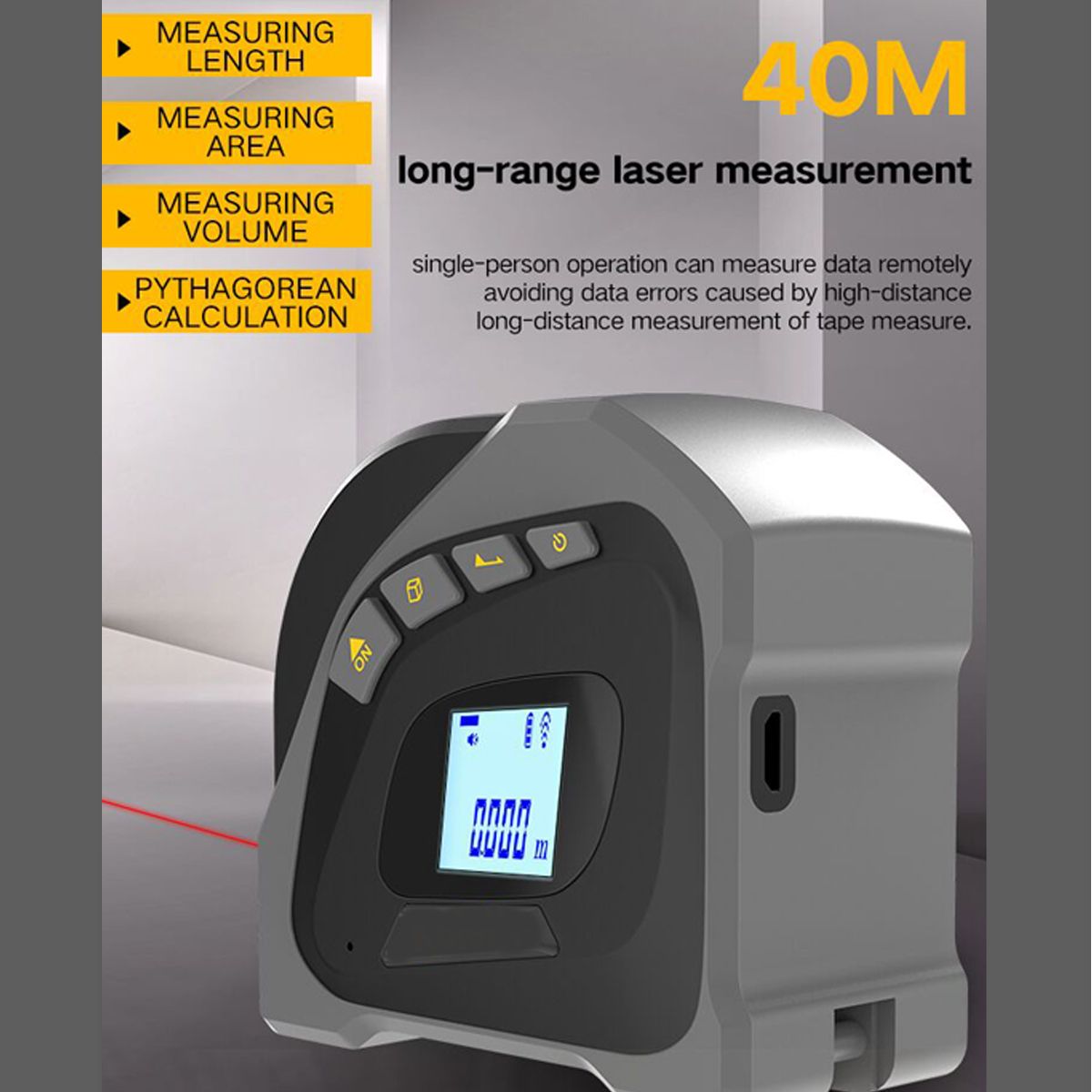 4-in-1-40M-Laser-Rangefinder-Digital-Tape-Measure-Distance-Meter-5M-Portable-1563329