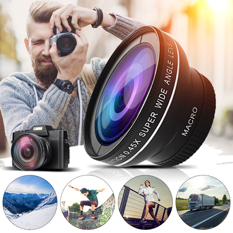 045x52MM-Wide-angle-Macro-Lens-For-KOMERY-30MP-16X-4K-Vlog-Camcorder-1748937