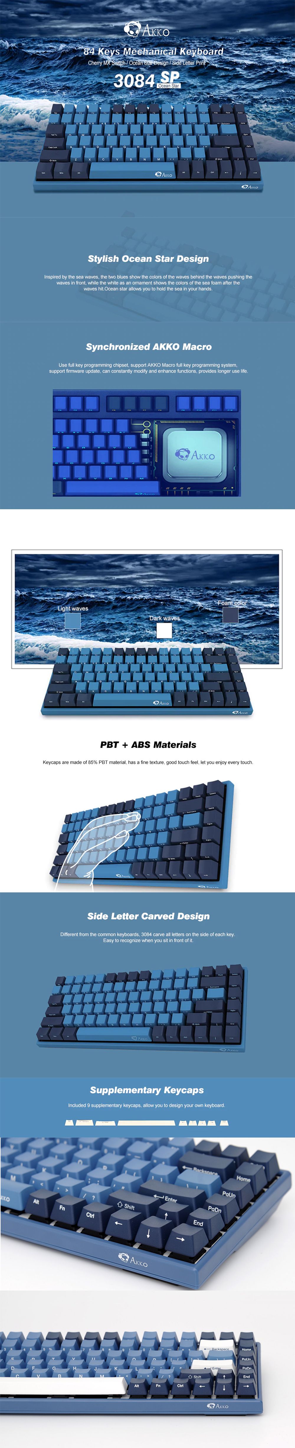 AKKO-3084-SP-Ocean-Star-84-Keys-Mechanical-Gaming-Keyboard-PBT-Keycap-Cherry-Switch-USB-20-Type-C-Wi-1571087