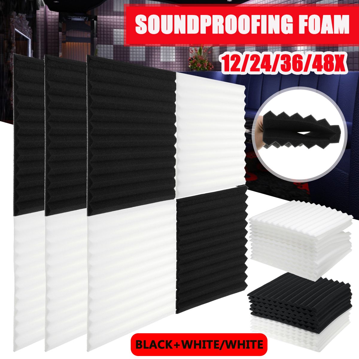 12Pcs--Wedge-Acoustic-Foam-Tiles-Wall-Studio-Soundproofing-Panels-Cinema-Muffler-Sponge-1749843