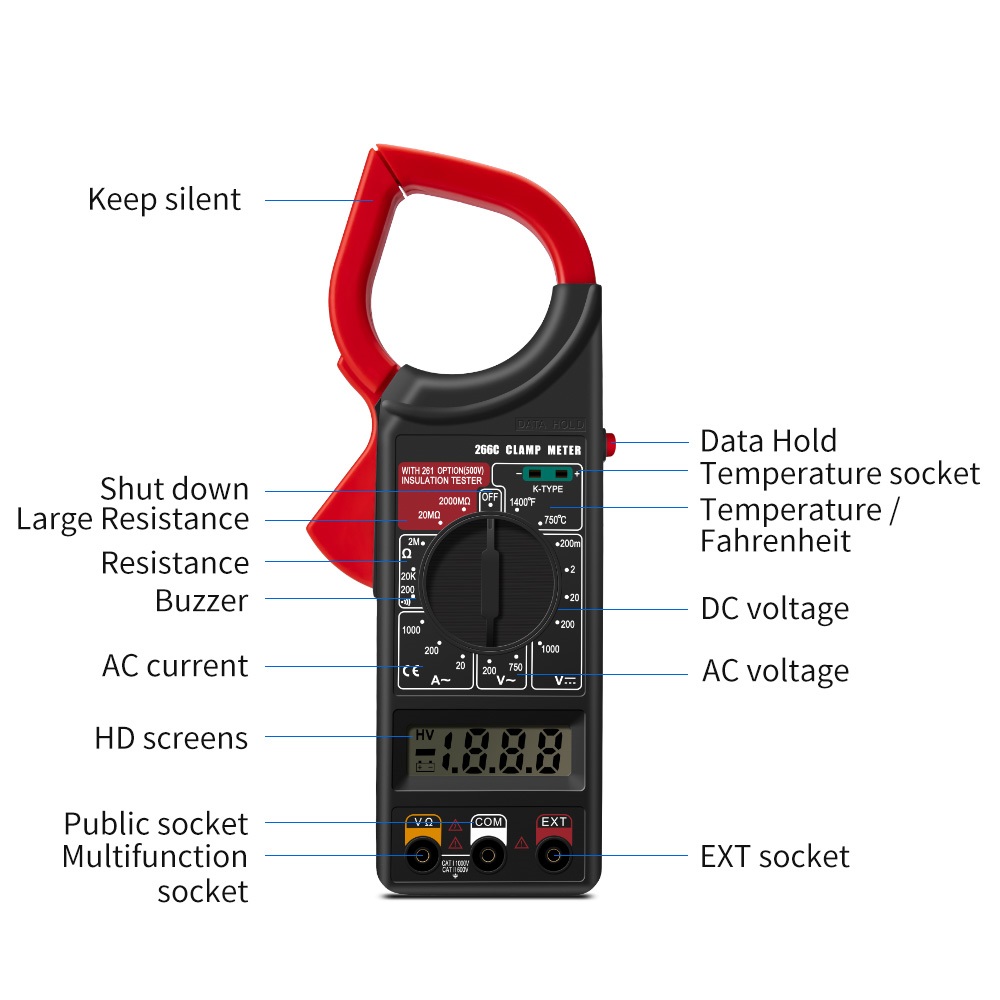 ANENG-266C-Digital-Current-Clamp-Meter-Buzzer-Data-Hold-Non-contact-True-RMS-ACDC-Multimeter-Profess-1764461