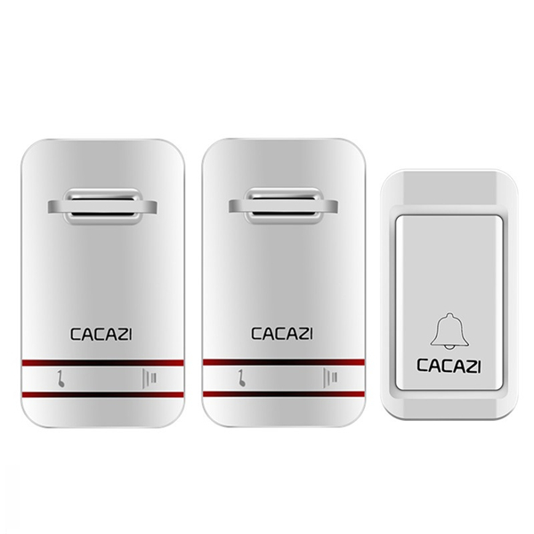 CACAZI-2-to-1-Wireless-Doorbell-No-Need-Battery-LED-Light-Doorbell-Waterproof-Electronic-Door-Bell-1241433