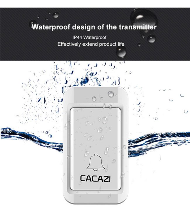 CACAZI-2-to-1-Wireless-Doorbell-No-Need-Battery-LED-Light-Doorbell-Waterproof-Electronic-Door-Bell-1241433
