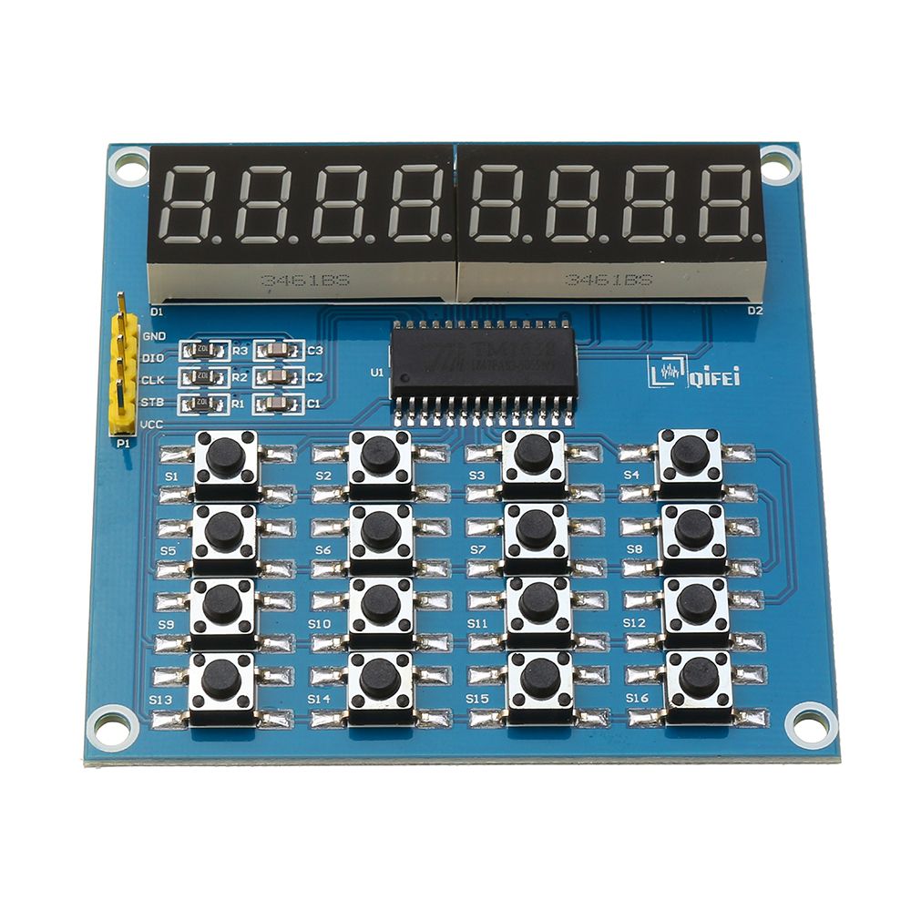 3pcs-TM1638-3-Wire-16-Keys-8-Bits-Keyboard-Buttons-Display-Module-Digital-Tube-Board-Scan-And-Key-LE-1430732
