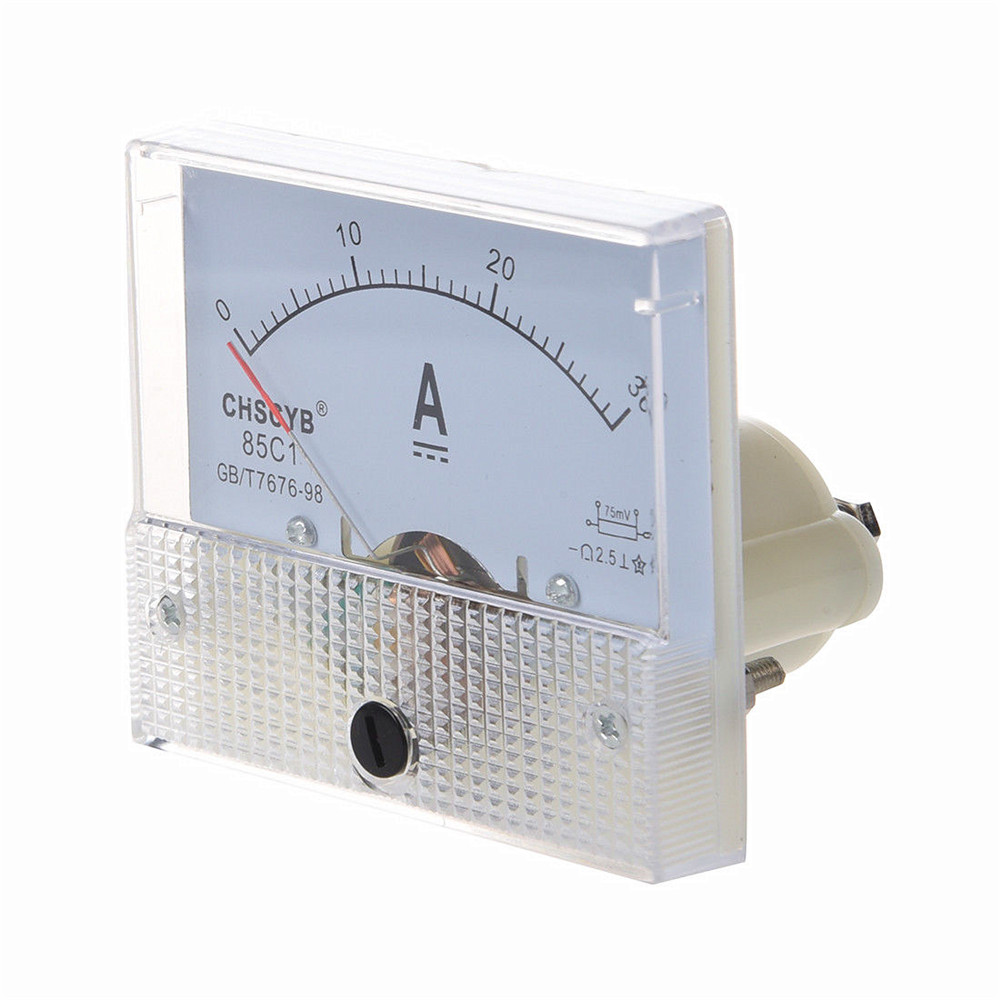 10Pcs-TS-0421-85C1-DC30A-DC-Current-Meter-Panel-Portable-0-30A-Ammeter-Durable-Analog-Amperemeter-Pa-1591439