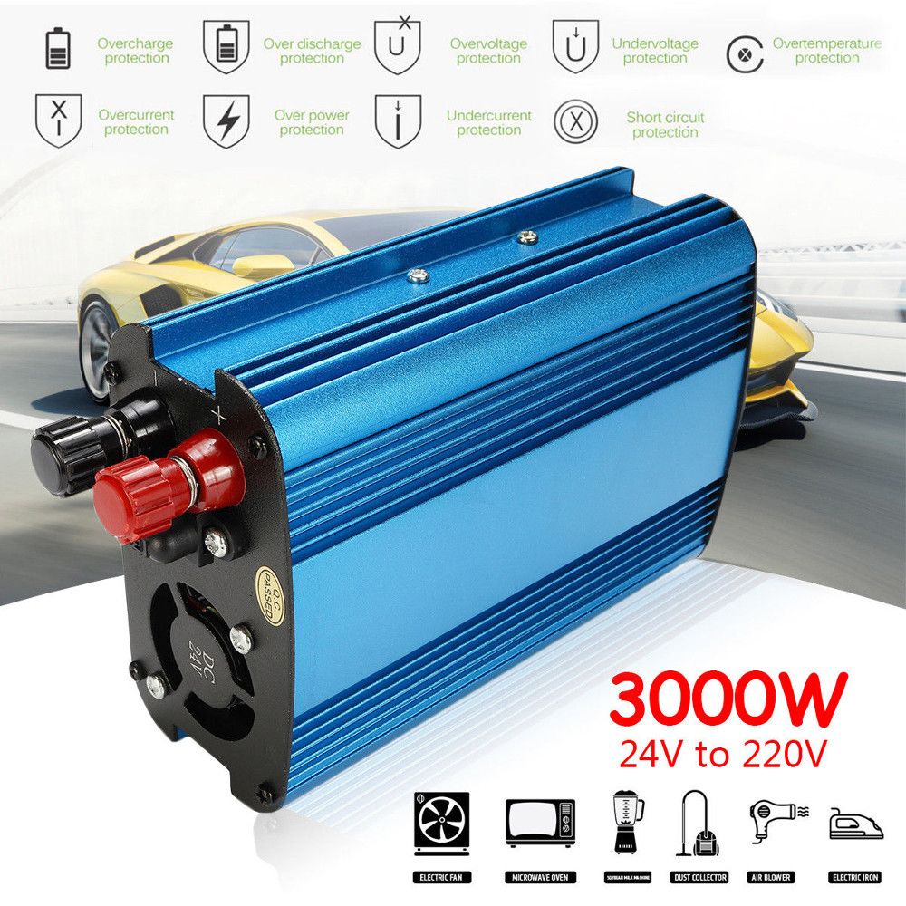 XUYUAN-12V24V-to-220V-3000W4000W-Car-Power-Inverter-Sine-Wave-USB-Converter-1303097