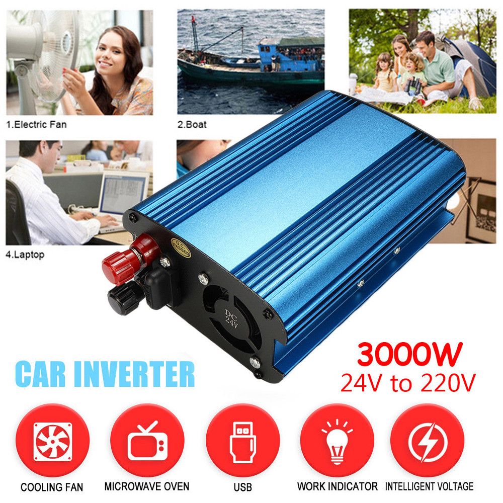 XUYUAN-12V24V-to-220V-3000W4000W-Car-Power-Inverter-Sine-Wave-USB-Converter-1303097