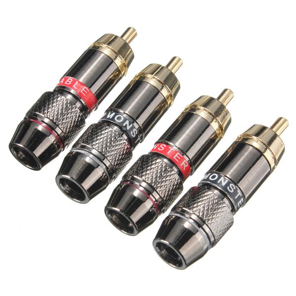 2-Pairs-Gold-Plating-RCA-Terminals-Connector-RCA-Male-Plug-For-Speaker-Cable-Amplifier-1069040