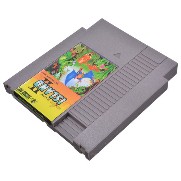 Hudsons-Adventure-Island-II-72-Pin-8-Bit-Game-Card-Cartridge-for-NES-Nintendo-1080356