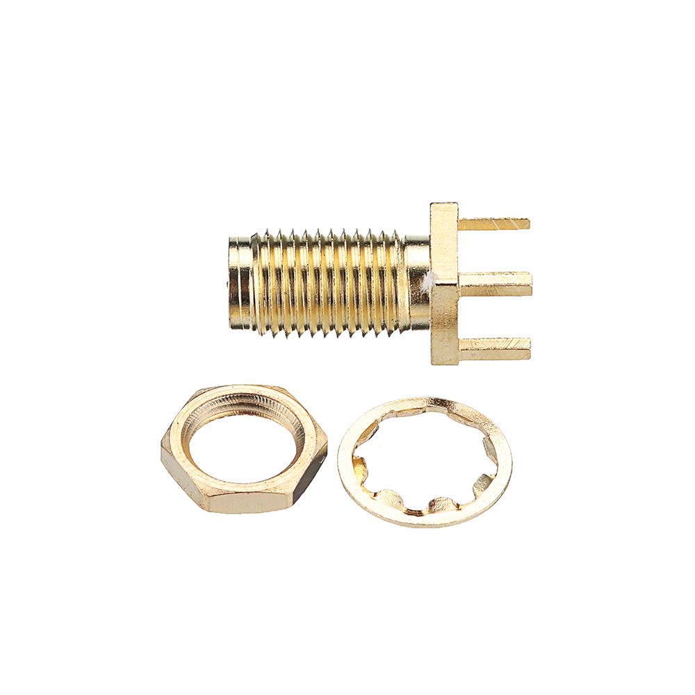 10pcs-50Omega-Golden-SMA-KWE-to-RP-SMA-Female-RF-Connector-Adapter-Straight-for-RC-Drone-1540872