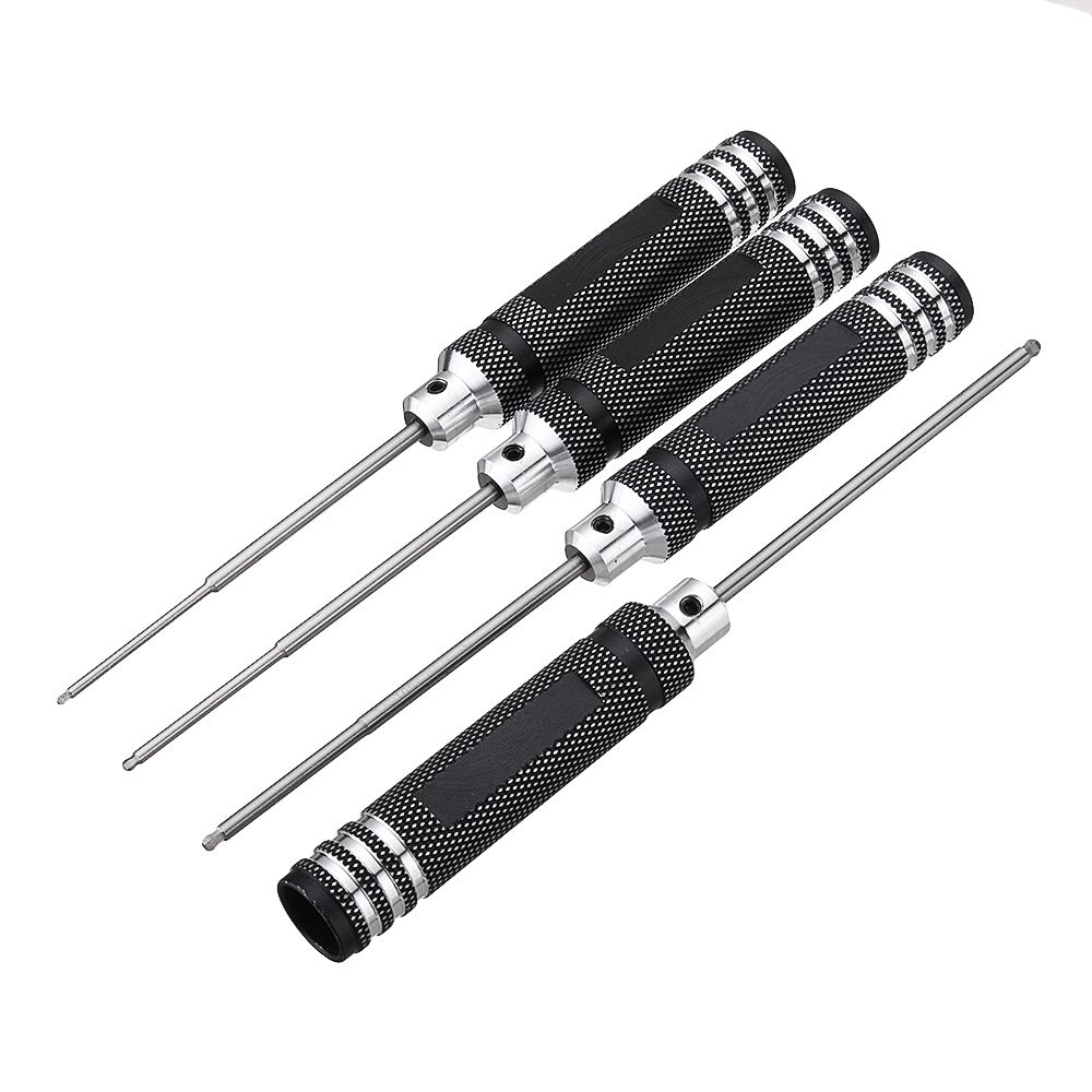 Drillpro-4pcs-H15202530mm-HSS-Ball-Screwdrivers-Tool-Kit-Black-Repair-Tool-Set-1362203