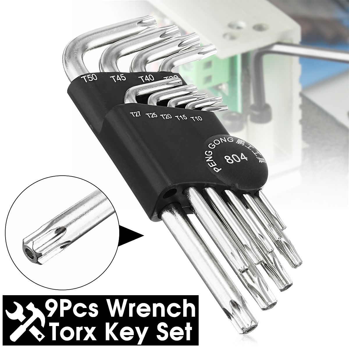 PENGGONG-804-9pcs-Torx-Hex-Wrench-Screwdriver-Star-Key-L-Wrench-Set-1296787