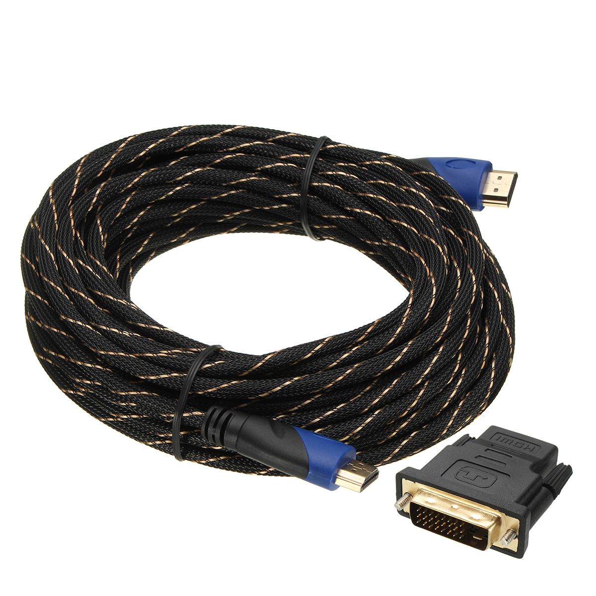 Braided-HD-Cable-V14-1080P-HD-3D-for-PS3-Xbox-HDTV-with-DVI-Connector-1223209