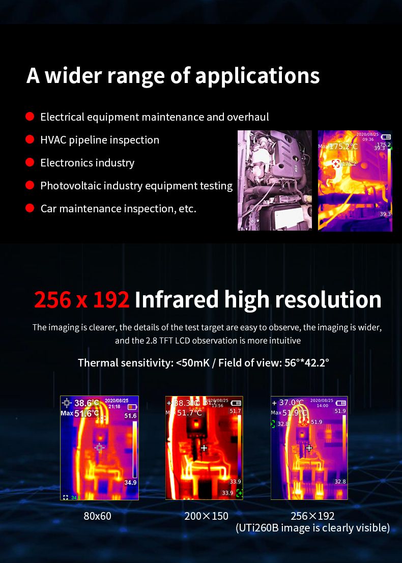 UNI-T-UTi260B-256192-Pixel-Infrared-Thermal-Imager--15550degC-Industrial-Thermal-Imaging-Camera-Hand-1755789
