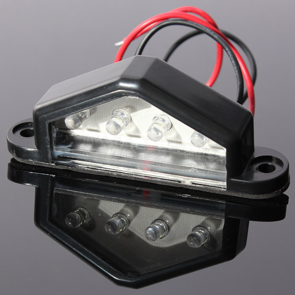 10-30V-4-LED-Rear-License-Plate-Light-Lamp-Truck-Trailer-Waterproof-959761
