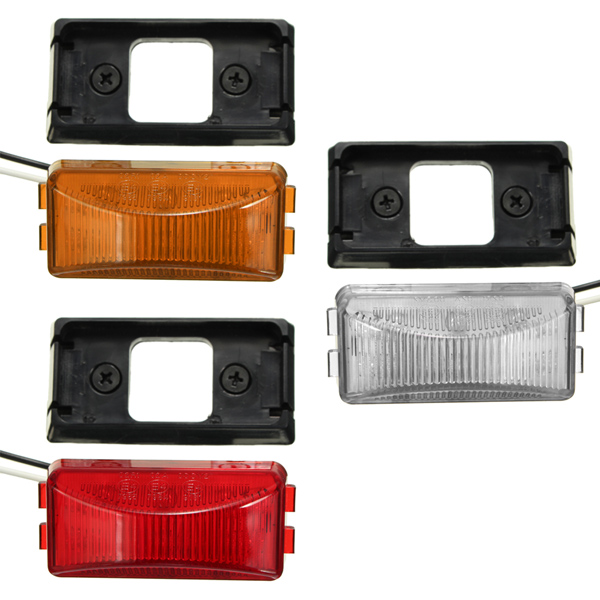 6-LED-Side-Marker-Light-Indicator-Lamp-Bus-Truck-Trailer-Lorry-Caravan-1224V-E4-1022907