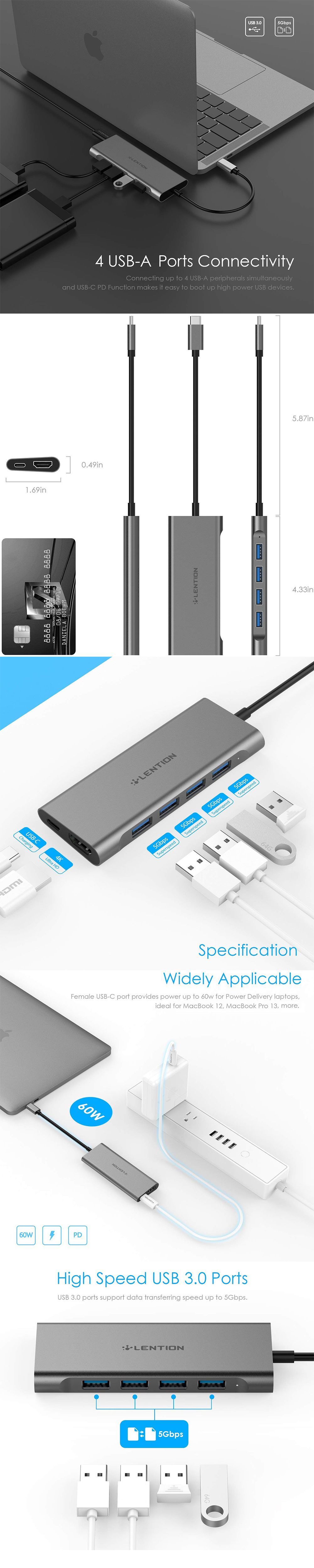 LENTION-USB-C-Multi-Port-Hub-with-4K-HD-Output-USB-30-PD-Charge-USB-Hub-for-MacBooks-1568645