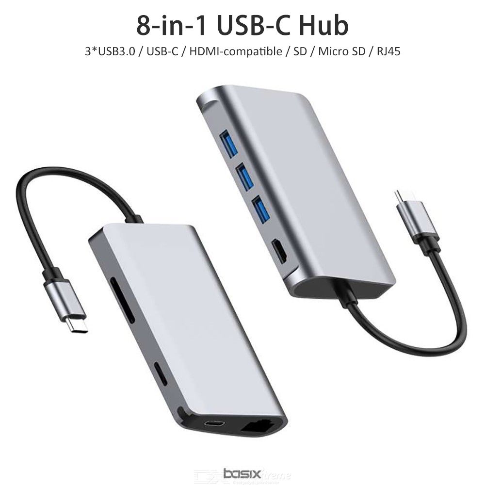 SHIWEI-T7-8-in-1-USB-C-Hub-3-Port-USB-30-5Gbps-Docking-Station-HDMI-compatible-Adapter-SDTF-Card-Rea-1651382