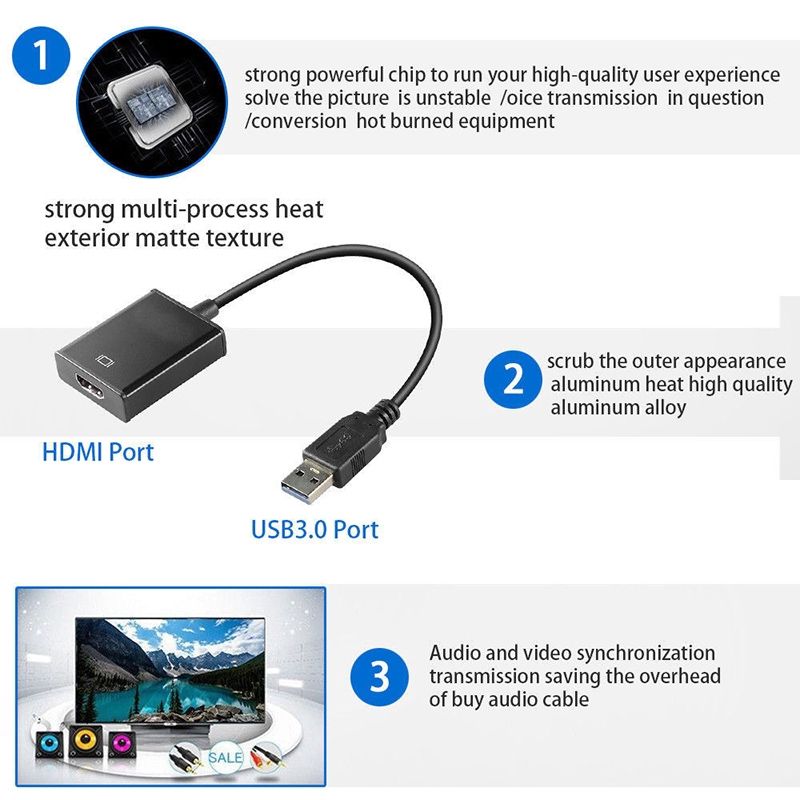 1080P-USB-30-to-HDMI-Male-to-Female-Audio-Video-Adaptor-Converter-Cable-for-Windows-7810-PC-1741408