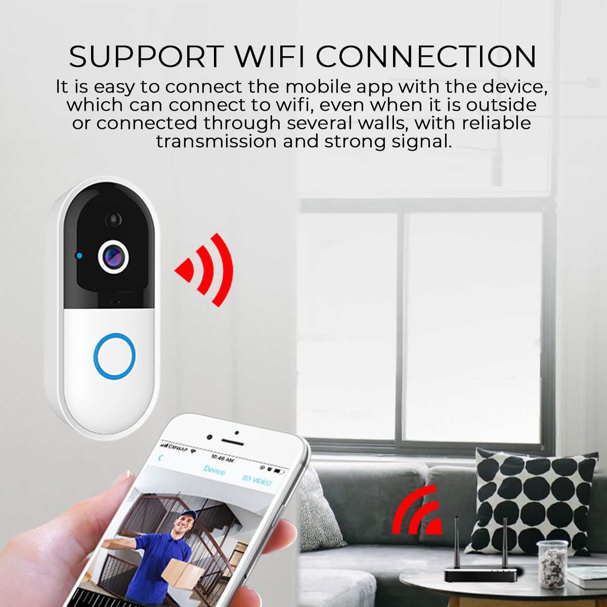170deg-Visual-Angle-Wireless-WiFi-Video-DoorBell-IR-Camera-Intercom-Home-Security-1565891