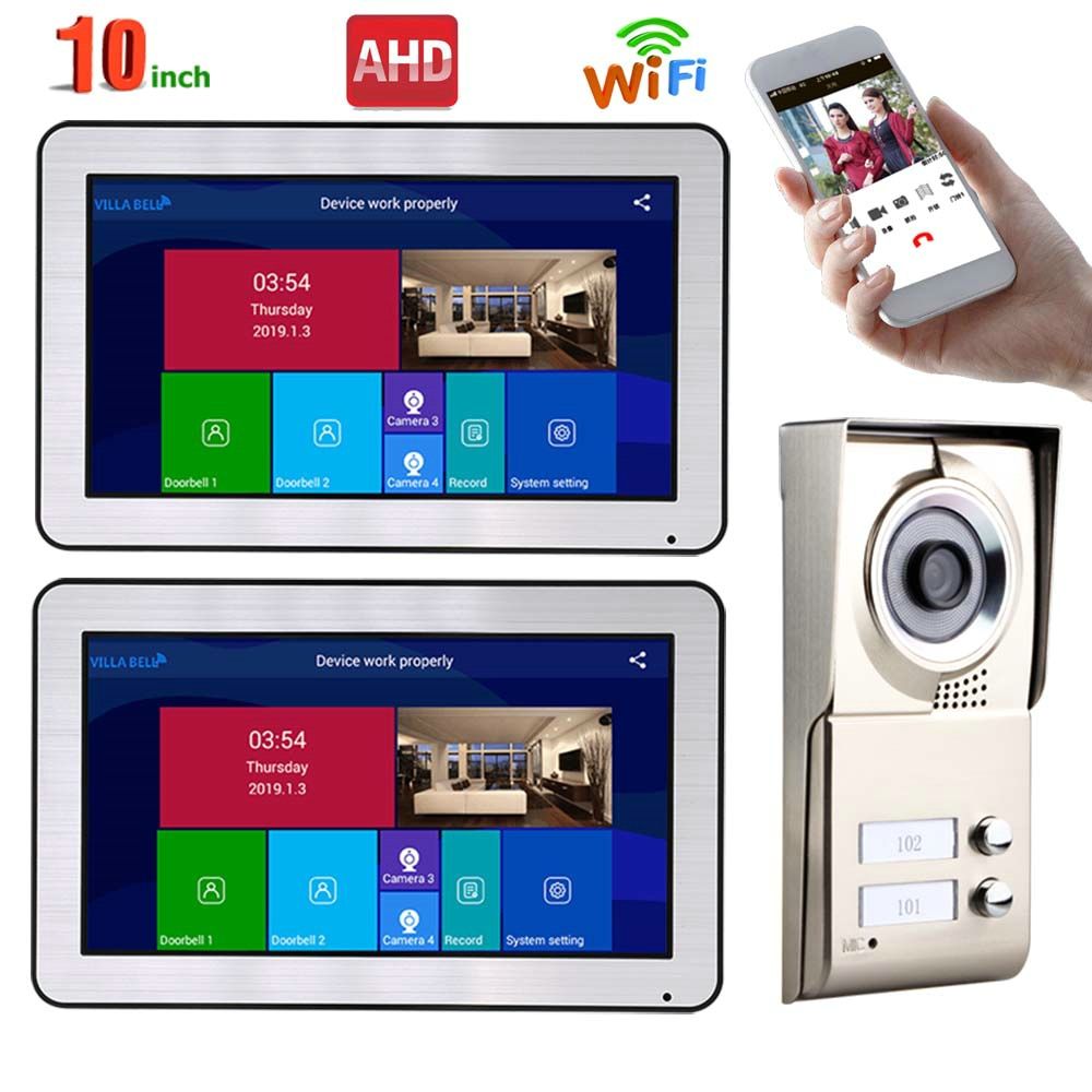 ENNIO-10-inch-Record-Wired--AHD-720P-Video-Door-Phone-Doorbell-Intercom-System-Video-Intercom-System-1646758