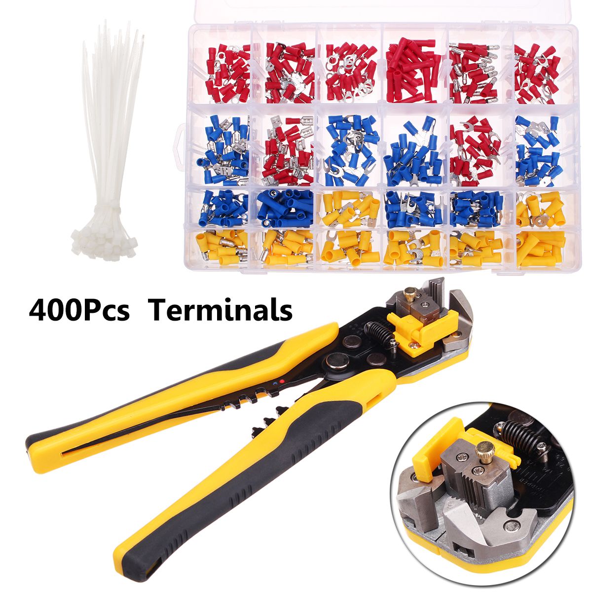 400Pcs-Connectors-Electrical-Wire-Terminal-Block-Kit-with-Cutter-Stripper-Plier-Crimper-1288140